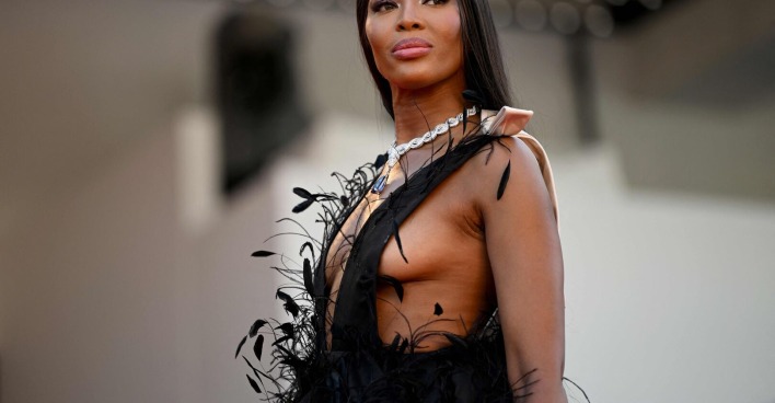 Supermodel Naomi Campbell