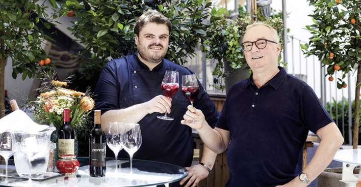 CChef de Cuisine Peter Prandstötter und Inhaber Harald Katzmayr