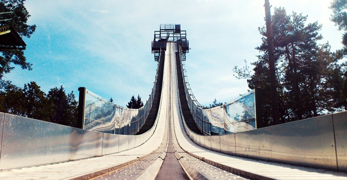 Skisprung-Schanze