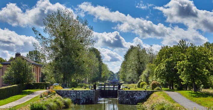 Kanal und Schleuse in Frankreich | Credit: iStockphoto/ Gary Le Feuvre