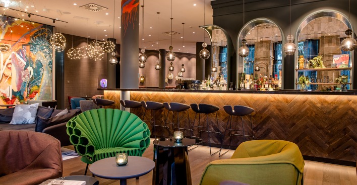 Interieur des Motel One Graz