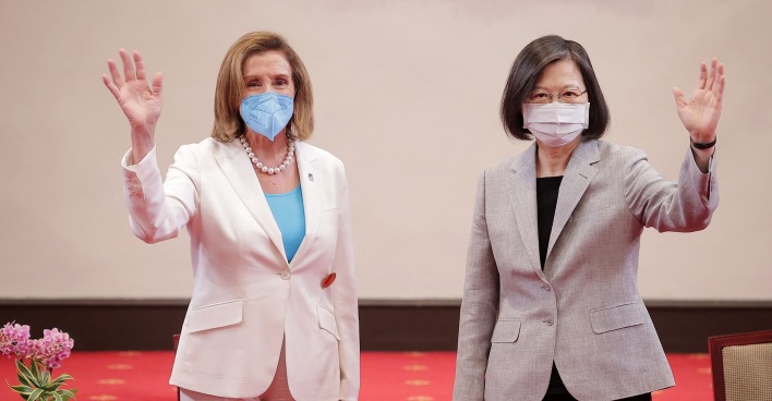 Nanci Pelosi und Tsai Ing-Wen in Taiwan