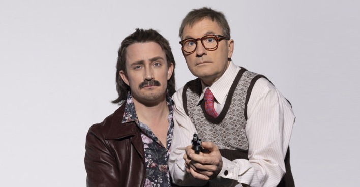 Stefan Moser und Urs Harnik in „Zwei wie Bonnie und Clyde“