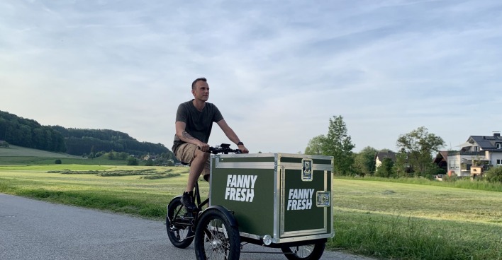 Das Liefer-E-Bike von Fanny Fresh