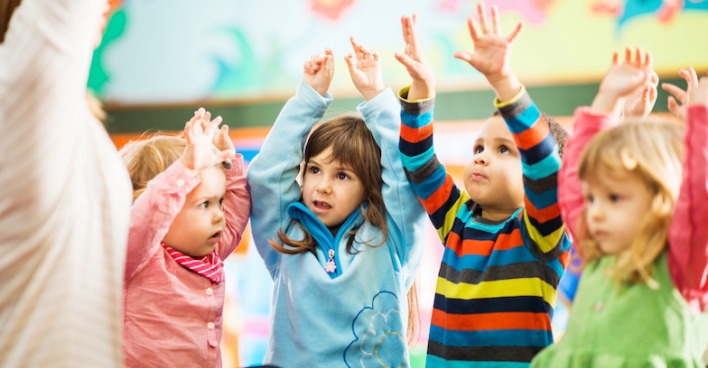 Kinder im Kindergarten