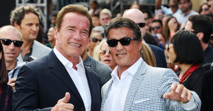 Arnold Schwarzenegger und Sylvester Stallone