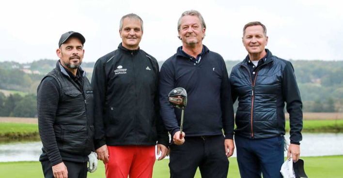 Andreas Mauerhofer (CompanyCode), Gernot Deutsch ( Heiltherme Bad Waltersdorf), Robert Eichenauer (GF Weekend Magazin) und Gernot Stani (Vogel+Co).
