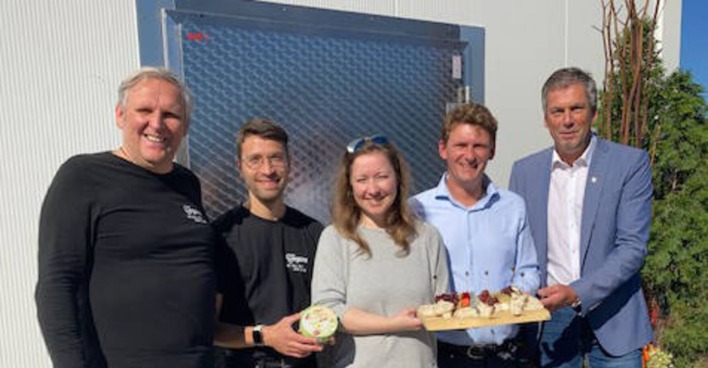 V.l.n.r.: Jan Bredack, Anderson Santos, Anja Bachmüller, Markus Giovanelli und Manfred Lenger