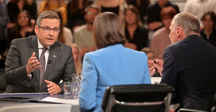 Gerald Grosz im Gespräch mit Susanne Schnabl und Armin Wolf