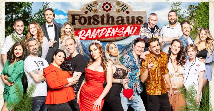Cast der ATV-Reality-Show Forsthaus Rampensau
