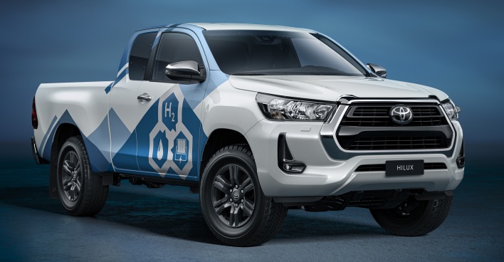 Toyota Hilux mit Wasserstoffantrieb
