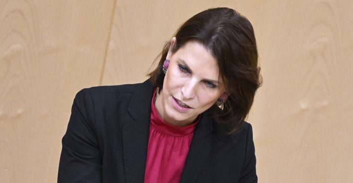 Porträtwährend Rede