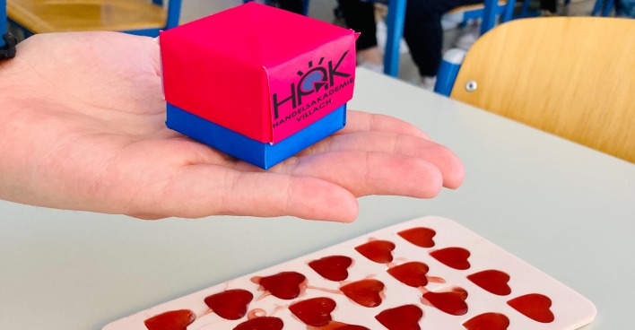 Gummiherzen selbst produziert