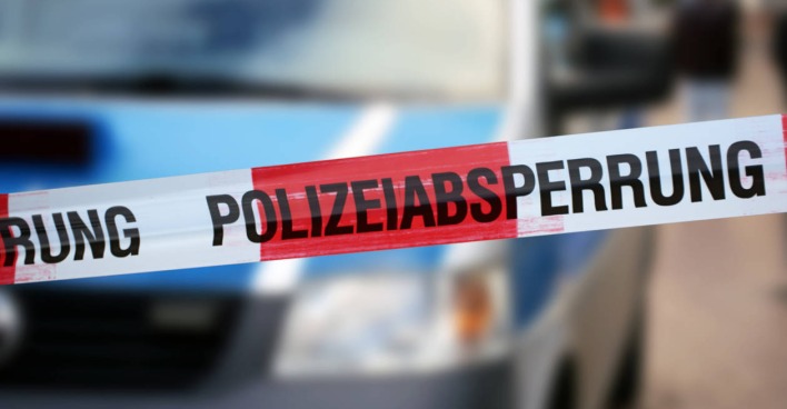 Polizeiabsperrung
