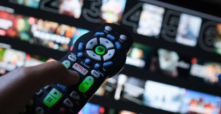 Fernbedienung mit Netflix-Knopf