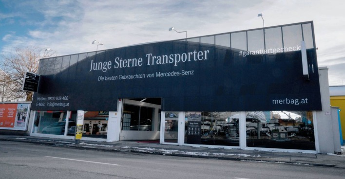 Das Transporter-Center Merbag von außen | Credit: Merbag