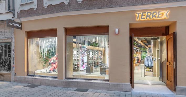 Adidas Terrex-Shop Außenansicht