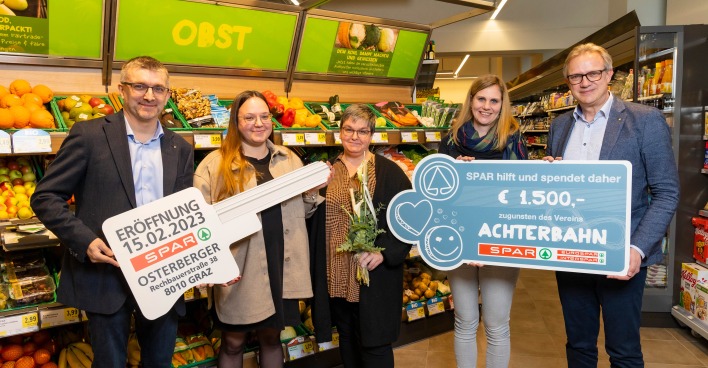 Eröffnung des neuen Spar im Herz-Jesu-Viertel