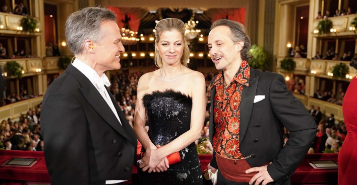 Michael Ostrowski und Hilde Dalik im Interview mit Tarek Leitner