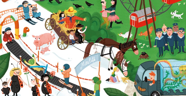„Wimmelbuch Österreich“ von Ulrike Halvax