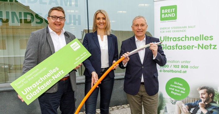 Energie Steiermark bringt Glasfaser-Internet nach Wundschuh