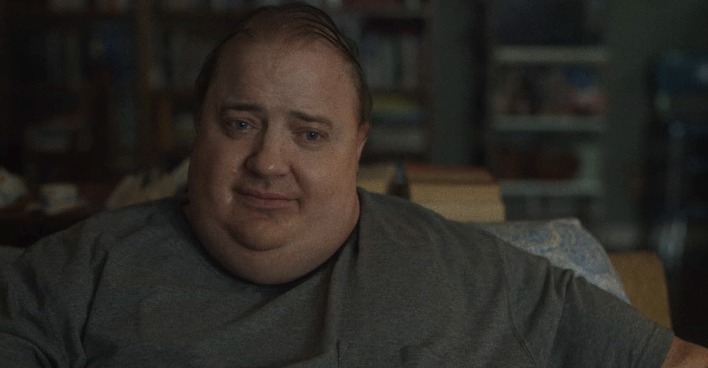 Brendan Frazer in "The Whale"