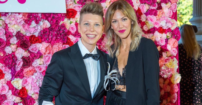 Die Sängerin Virginia Ernst und ihre Frau Dorothea