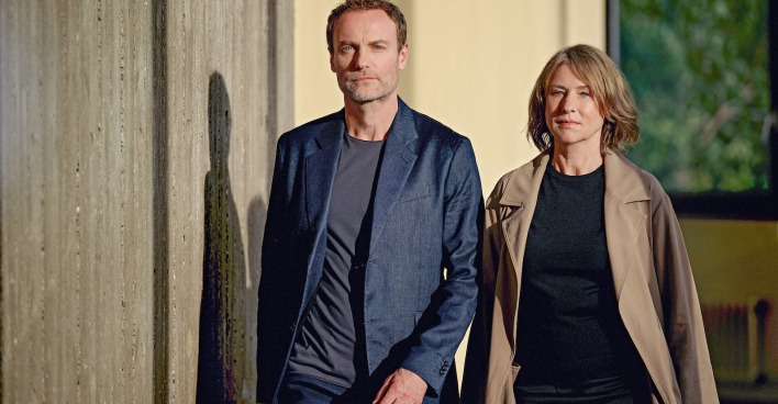 Mark Waschke und Corinna Harfouch