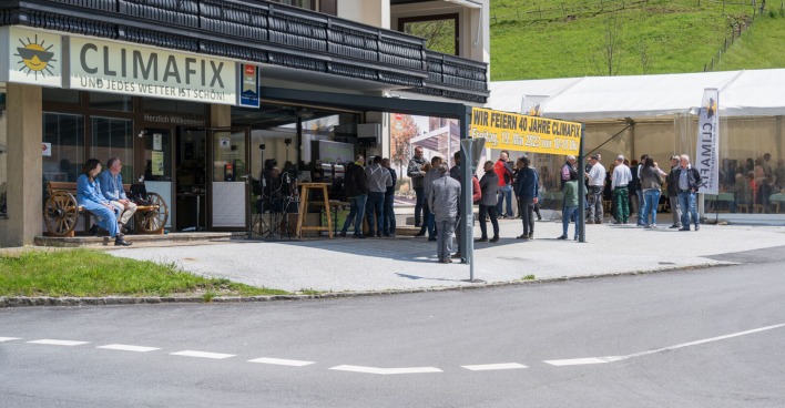 Gemeinsam wurde 40 Jahre Climafix gefeiert