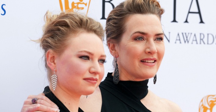 Kate Winslet mit ihrer Tochter