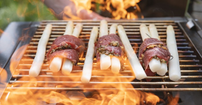 Spargel am Grill