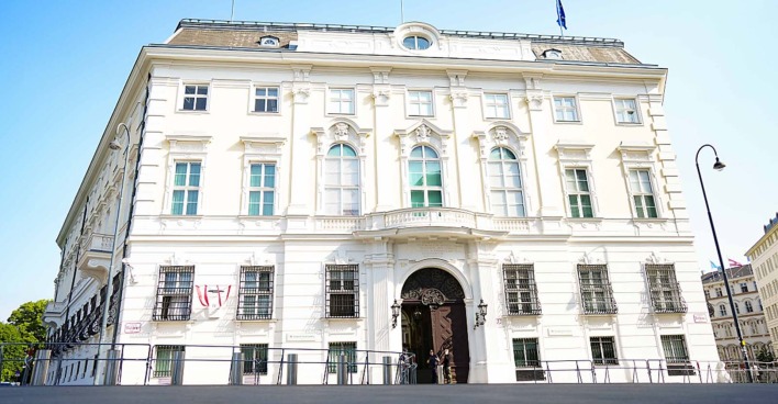 Das Bundeskanzleramt in Wien
