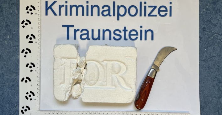 Das sichergestellte Kokain.