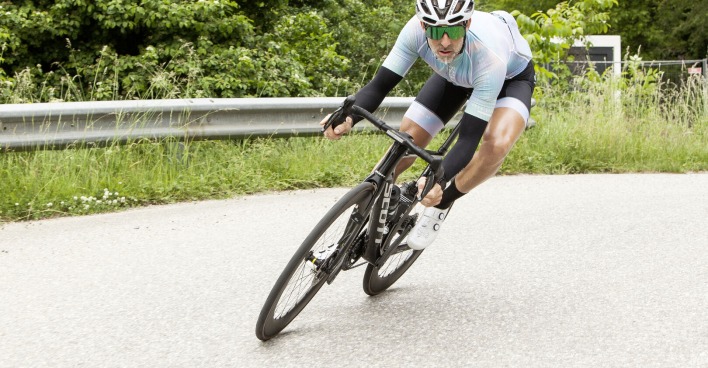Florian Posch am Rennrad