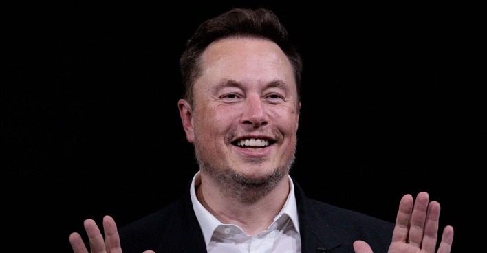 Tesla-CEO Elon Musk im Rahmen der Vivatech-Ausstellung in Paris