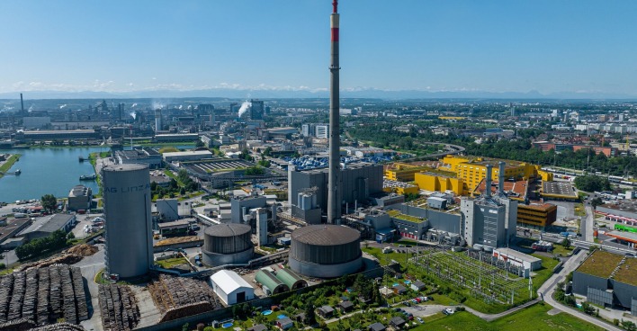 Kraftwerkspark in Linz-Mitte.