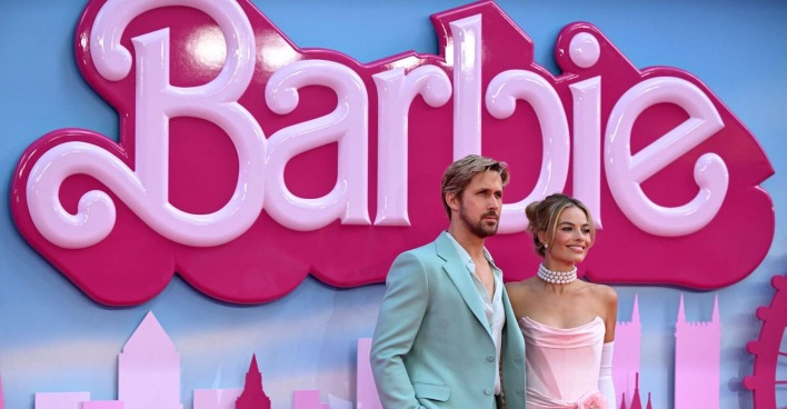Margot Robbie und Margot Robbie aus dem Barbie-Film