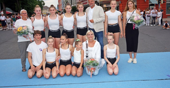 Sportakrobaten Spittal und Gerhard Köfer
