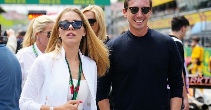 Victoria Swarowski und Mark Mateschitz am Spielberg-Ring.
