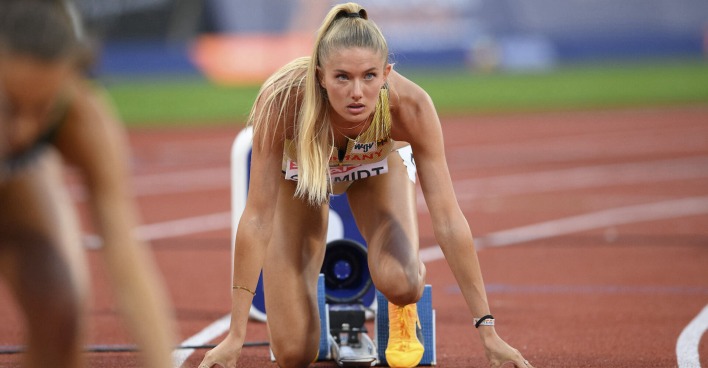 Die deutsche Leichtathletin Alica Schmidt