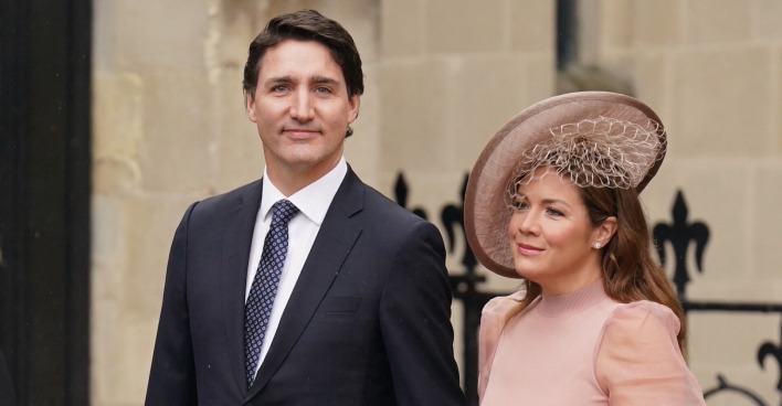 Kanadas Premier Justin Trudeau und seine Frau