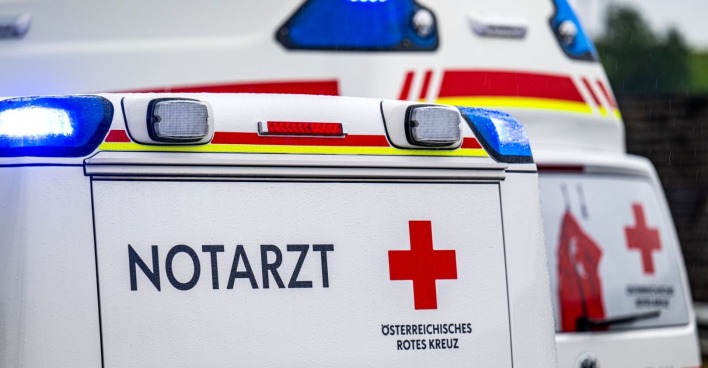 Ein Notarztwagen im Einsatz