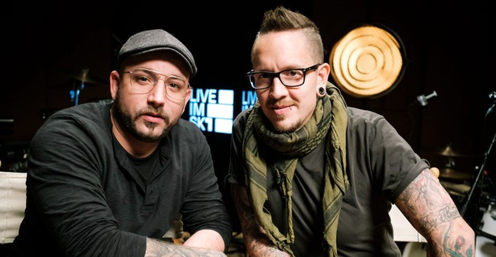 Christopher Seiler und Bernhard Speer bei einem Interview.