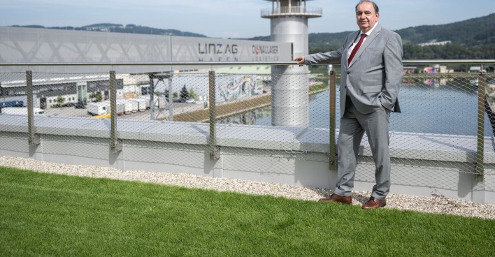Linz AG Generaldirektor Erich Haider