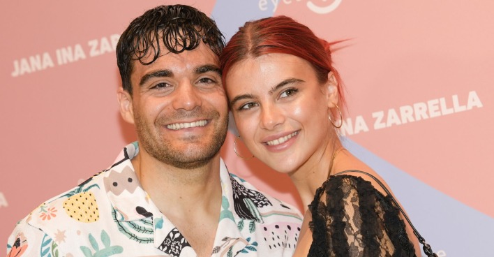 Stefano Zarella und Romina Palm auf einem Event