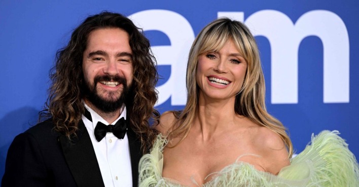 Herausgeputzt: Heidi Klum und Tom Kaulitz bei einer Veranstaltung