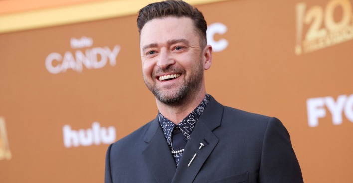 Justin Timberlake auf dem roten Teppich in Los Angeles