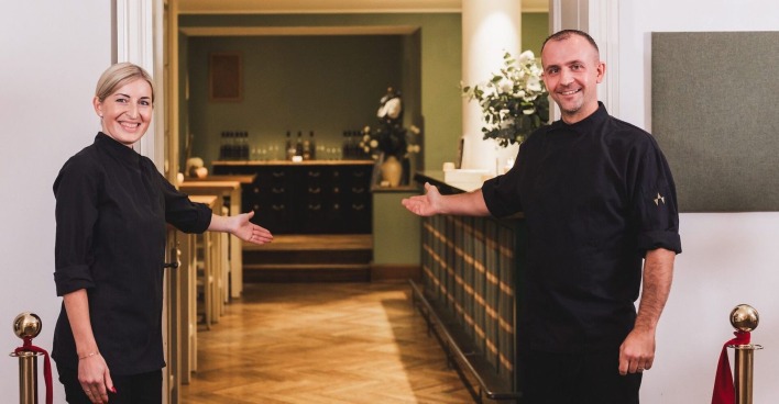 Ramona und Alexander Merkel bitten in ihr Restaurant