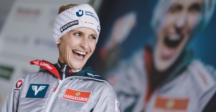 Eva Pinkelnig freut sich.
