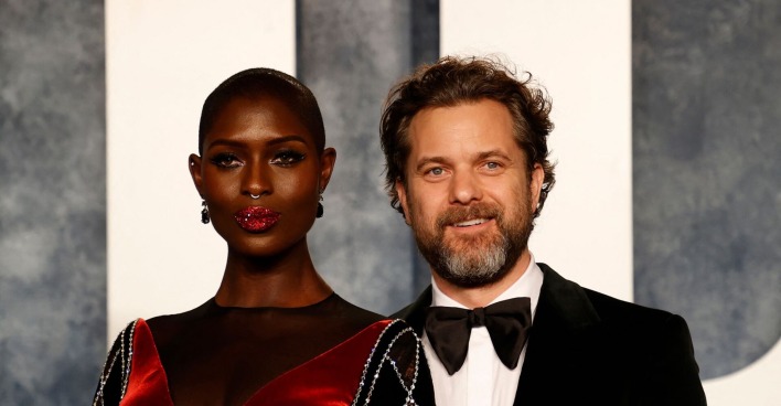 Jackson und Turner-Smith am Red Carpet der Oscarparty 2023
